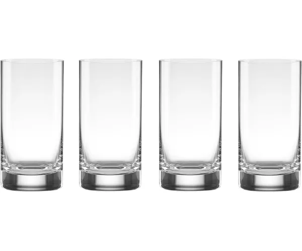 Lenox Tuscany Classics 4-Piece Highball Glass Set, 4 Count (Pack of 1), Clear High Ball Glasses