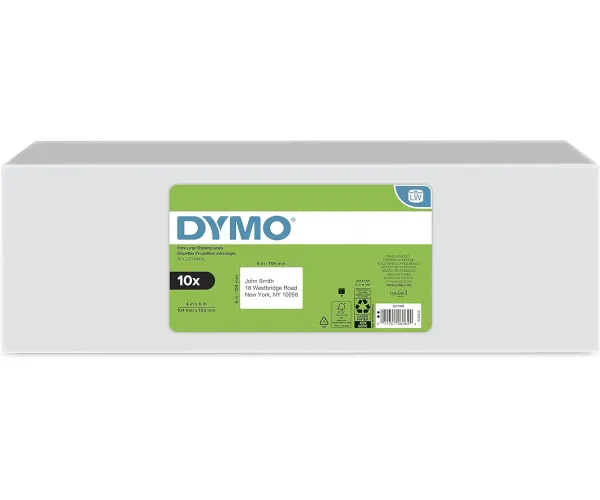 DYMO Authentic LW Extra-Large Shipping Labels for LabelWriter Label Printers, White, 4